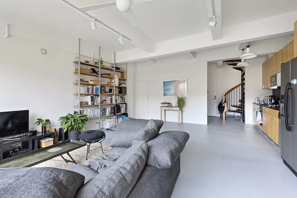 Modern Scandi Meets Industrial Past in Queens Duplex Renovation